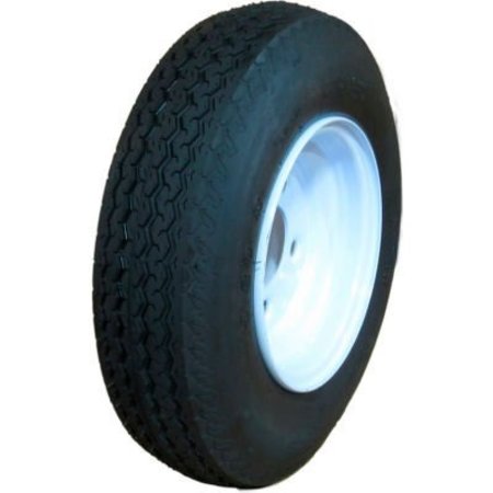 SUTONG TIRE RESOURCES Hi-Run Boat Trailer Assembly 4.80-8 6PR & 8X3.75 5-4.5 White MOD ASB1108